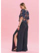 Zipper Detailed Pocket Anthracite Women's High Waist Trousers 4641